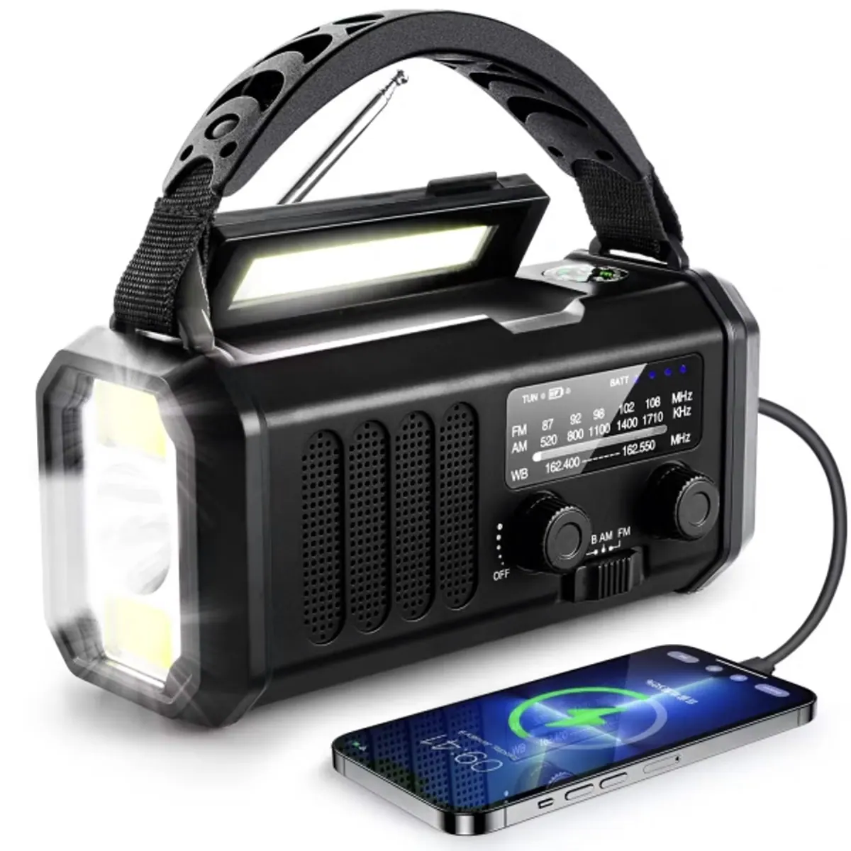 Nödradio PRO – 10 000 mAh